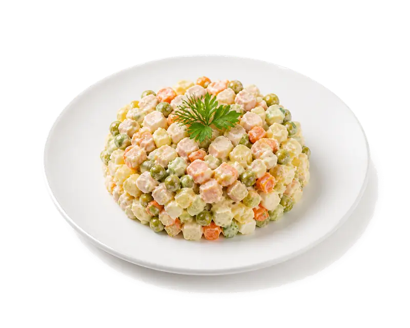 Оливье с курицей