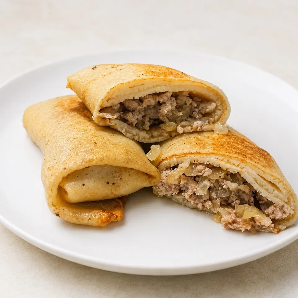 Блинчики с мясом