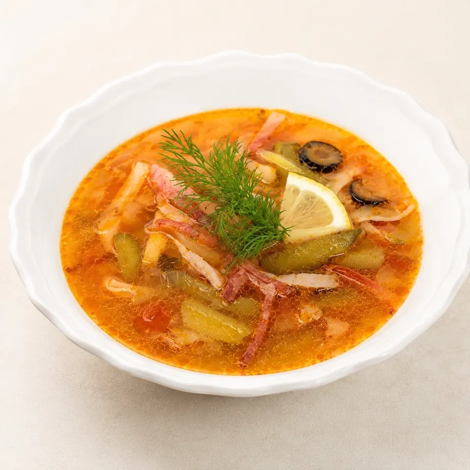 Солянка сборная мясная