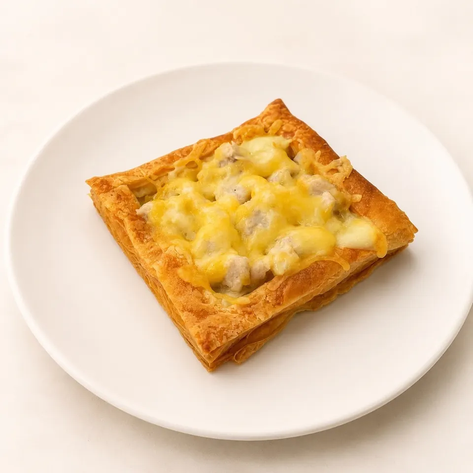 Слойка жульен с курицей